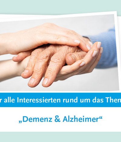 Ein Paar Hände hält eine Seniorenhand.
