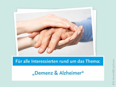 Ein Paar Hände hält eine Seniorenhand.