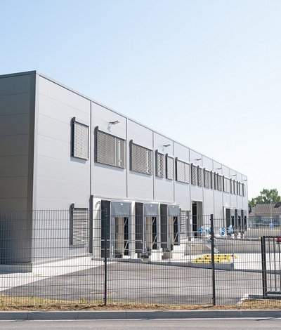 Das Landesmateriallager in Andernach. Foto: Pape