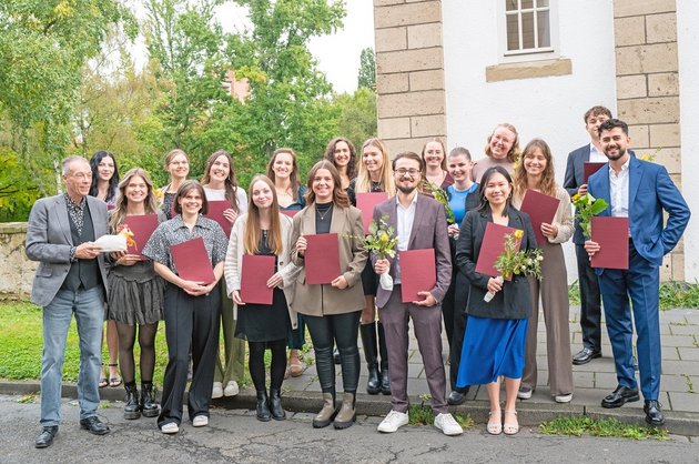 Examensfoto der Ergotherapieschule Andernach im September 2024