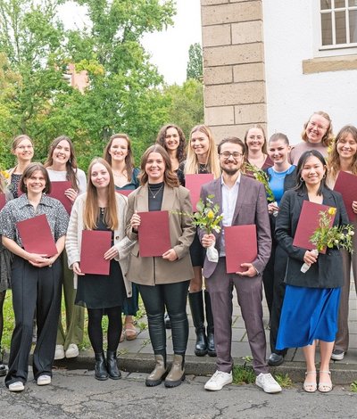 Examensfoto der Ergotherapieschule Andernach im September 2024