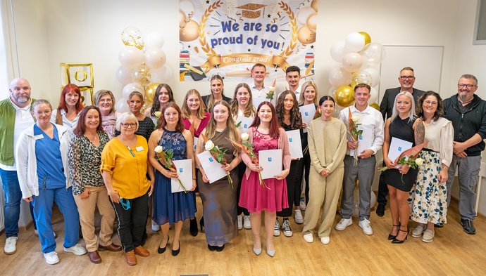 Examensfeier an der Pflegeschule Andernach