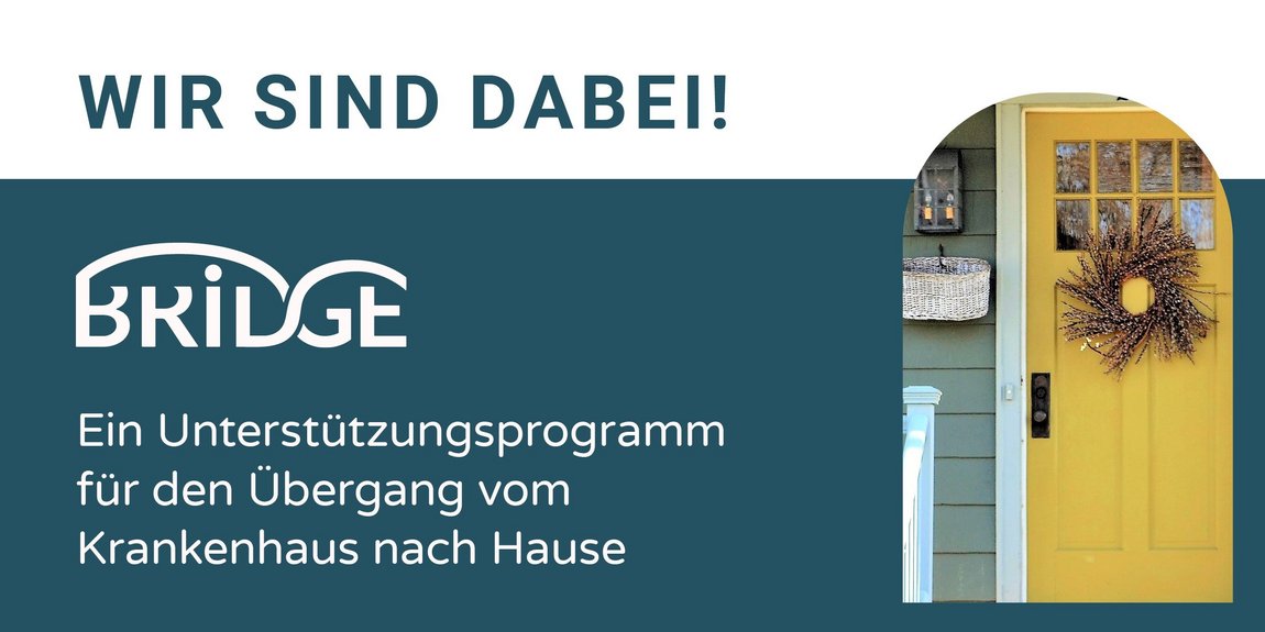 Banner Bridge Bridge - Unterstützungsprogramm für den Übergang vom Krankenhaus nach Hause
