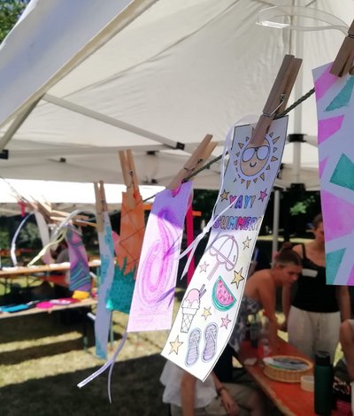 Stand ETS auf Sommerfest