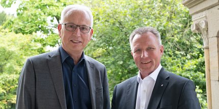 Martin Engelhardt (links) und Dr. Thorsten Junkermann.