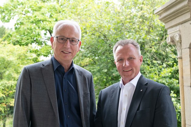Martin Engelhardt (links) und Dr. Thorsten Junkermann.