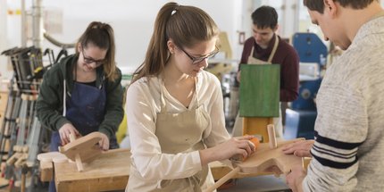 Patienten in der Werkstatt