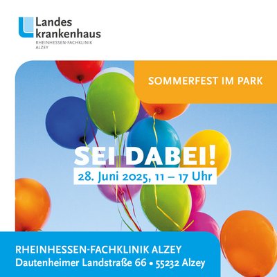 Sommerfest im Park 2025 Titelbild Sommerfest im Park - aufsteigende Luftballons