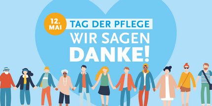 Personenkette mit Herz