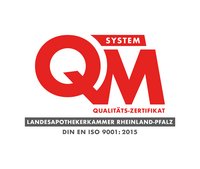 Zertifikat der Landesapothekenkammer Rheinland-Pfalz