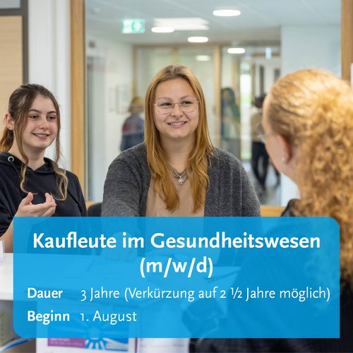 Ausbildung Kaufleute Gesundheitswesen